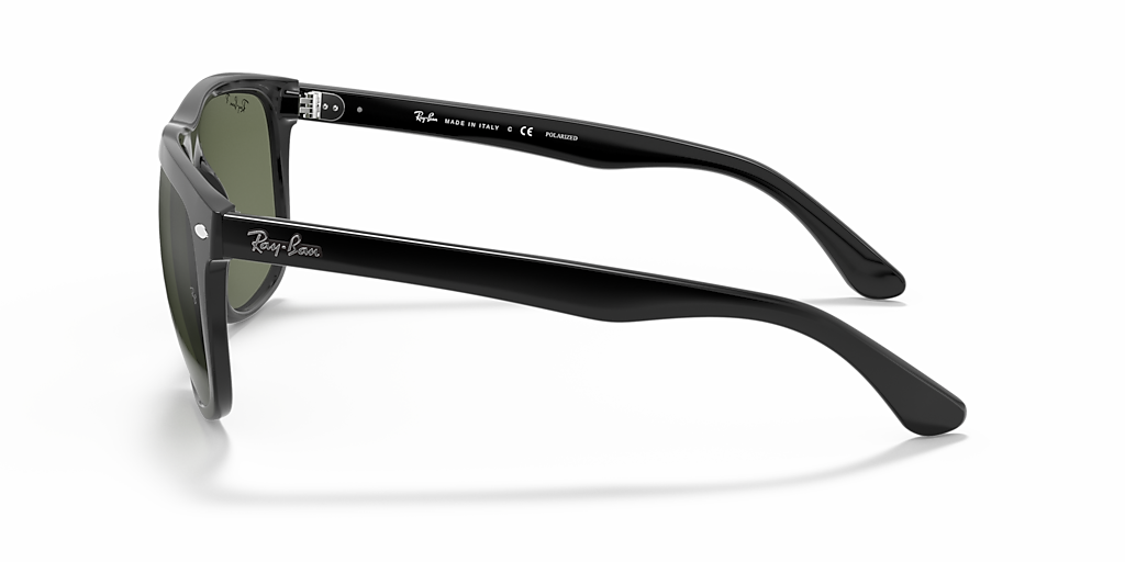 Ray-Ban Boyfriend L (60 - 15) with Green lenses and Black frame