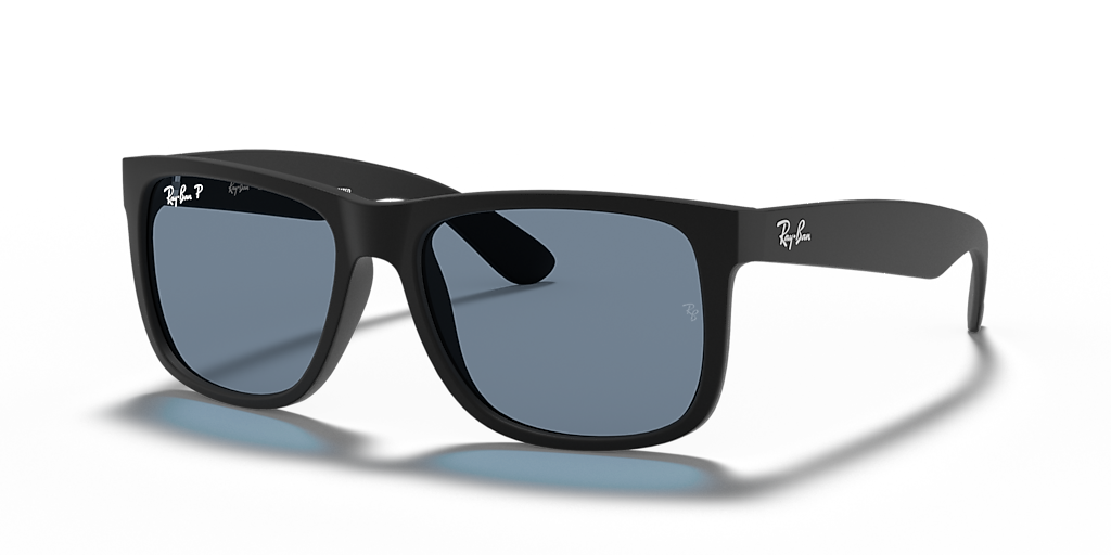 Ray-Ban Justin Classic M (55 - 17) with Blue lenses and Black Ray-Ban Justin Classic M (55 - 17) with Blue lenses and Black