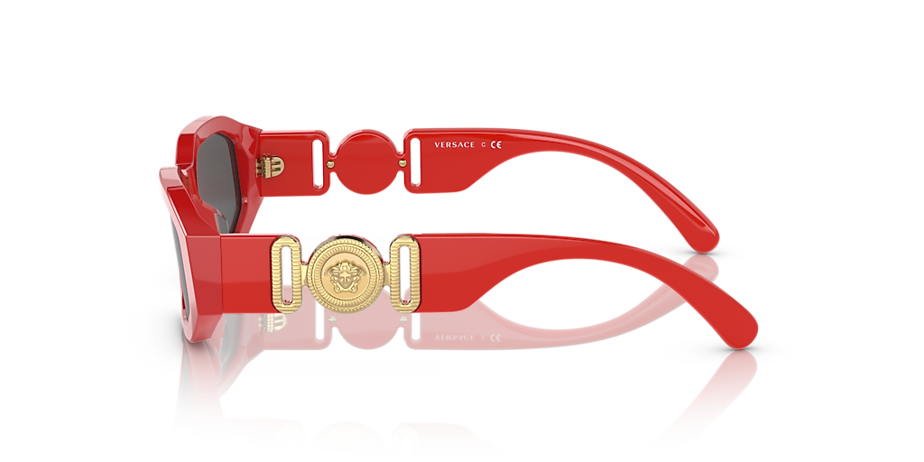 VERSACE スポーツサングラス レッド Versace Kids S (48 - 16) with Grey lenses and Red frame | Sunglass