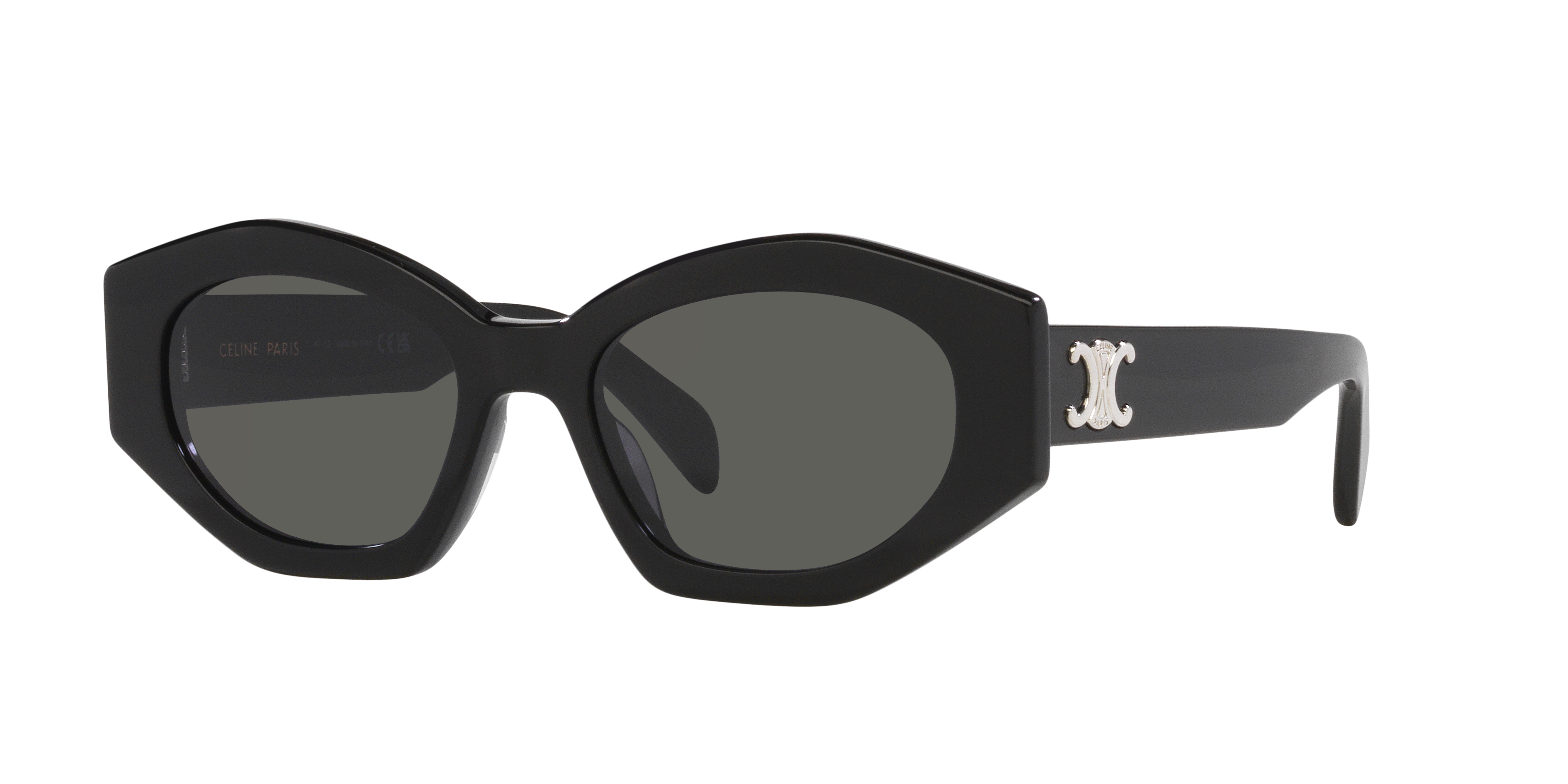 Celine Woman Sunglass CL40238U -  Frame color: Black Shiny, Lens color: Blue