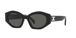 Celine CL40194U S (52 - 22) with Grey lenses and Black frame