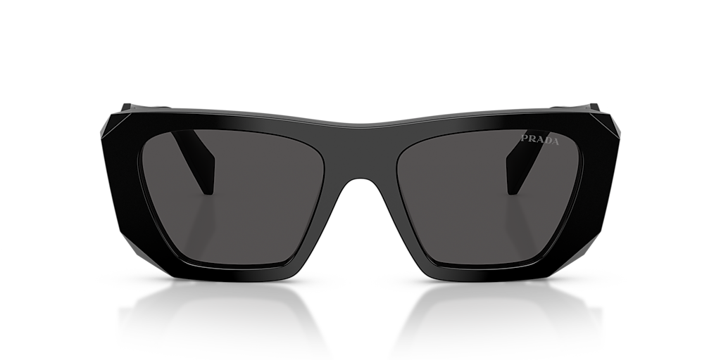 Prada PR B18S S (53 - 19) with Grey lenses and Black frame