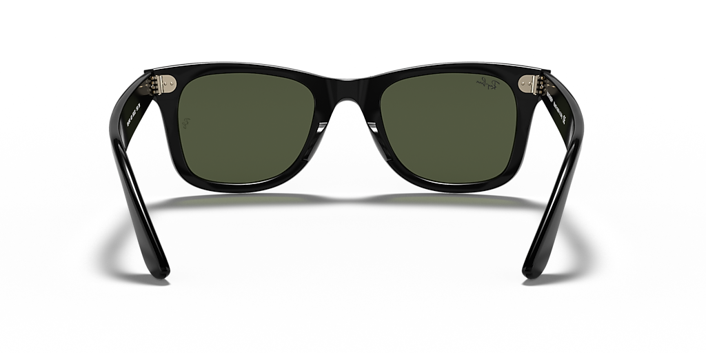 Ray-Ban Wayfarer Ease M (50 - 22) with Green lenses and Black