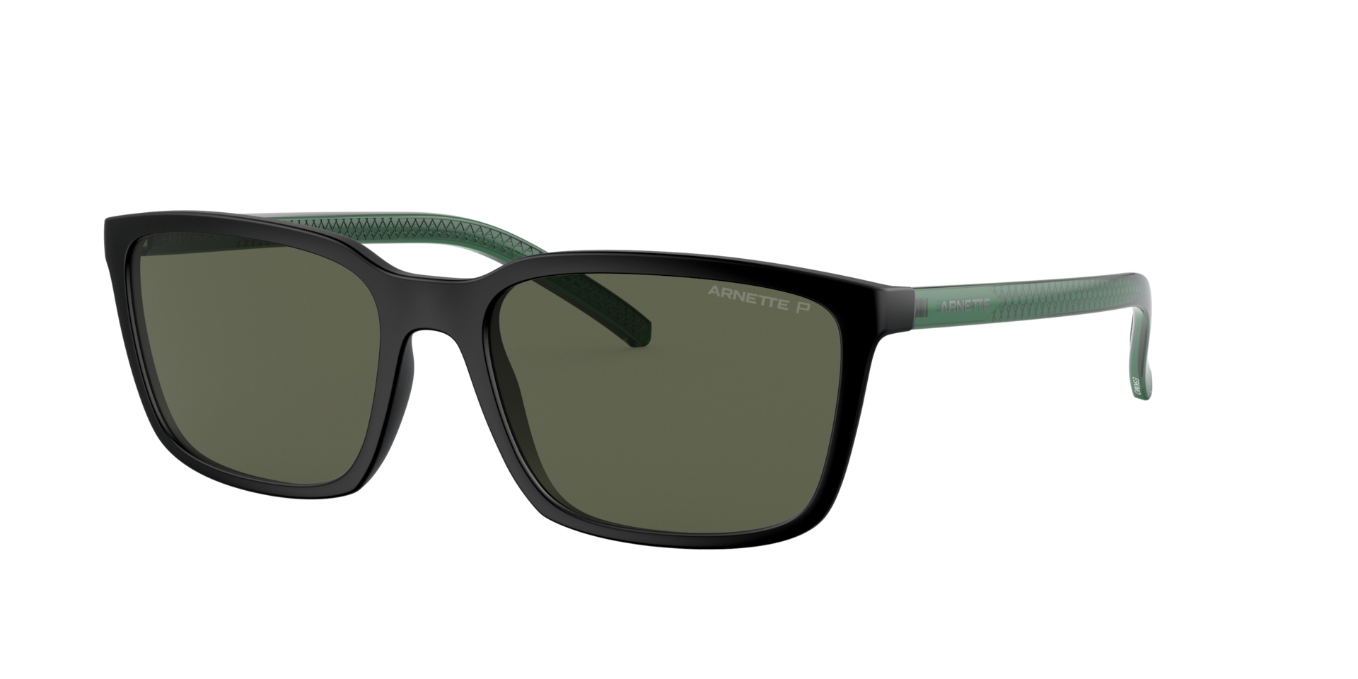 Arnette Homme Sunglass AN4311 - Couleur du Monture Noir mat Couleur de Lentille Vert fonc polaris 36$