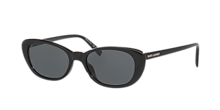 Saint Laurent Sl M172 M (53 - 20) with Black lenses and Black