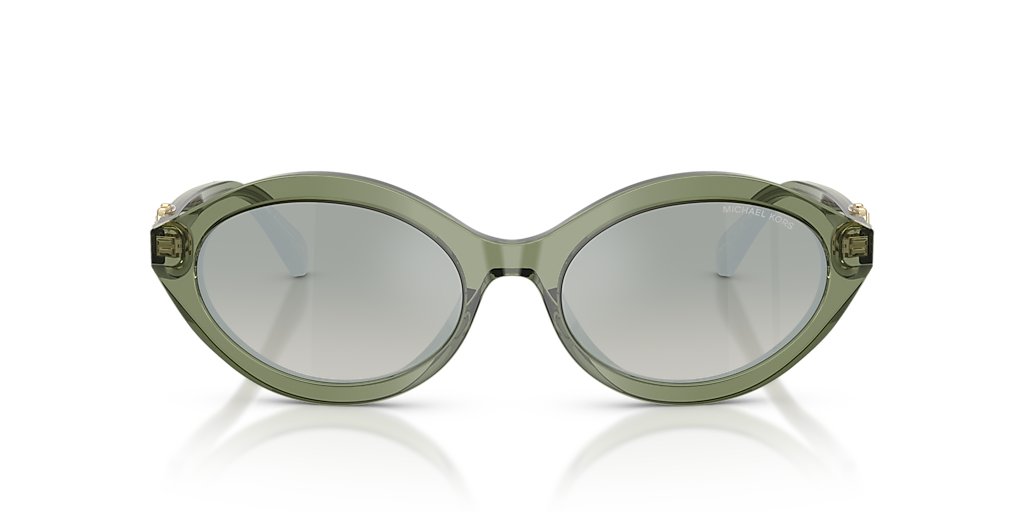 Michael Kors ~ MK ~ Green Framed Sunglasses Michael Kors MK2225U Pebble Beach green frame with green  main image 4
