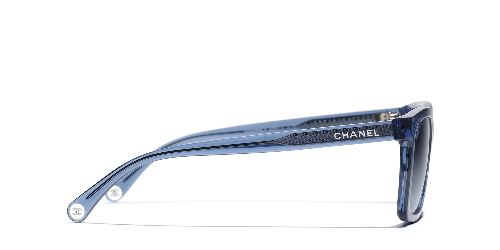 Chanel Rectangle Sunglasses CH5551U S (53 - 20) with Blue lenses