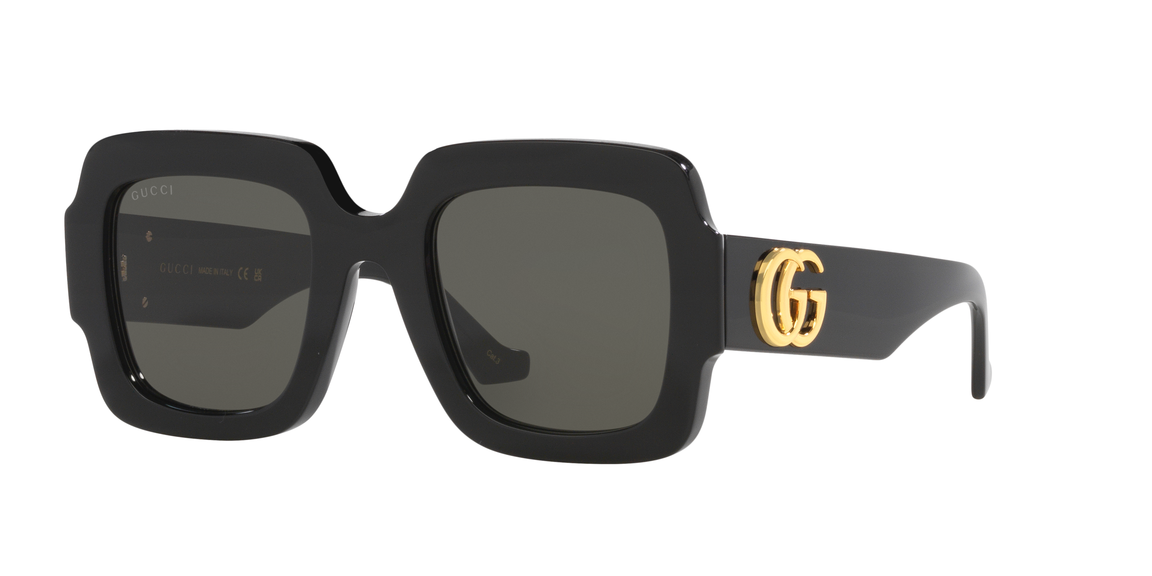 Gucci GG1547S S (50 - 24) with Grey lenses and Black frame