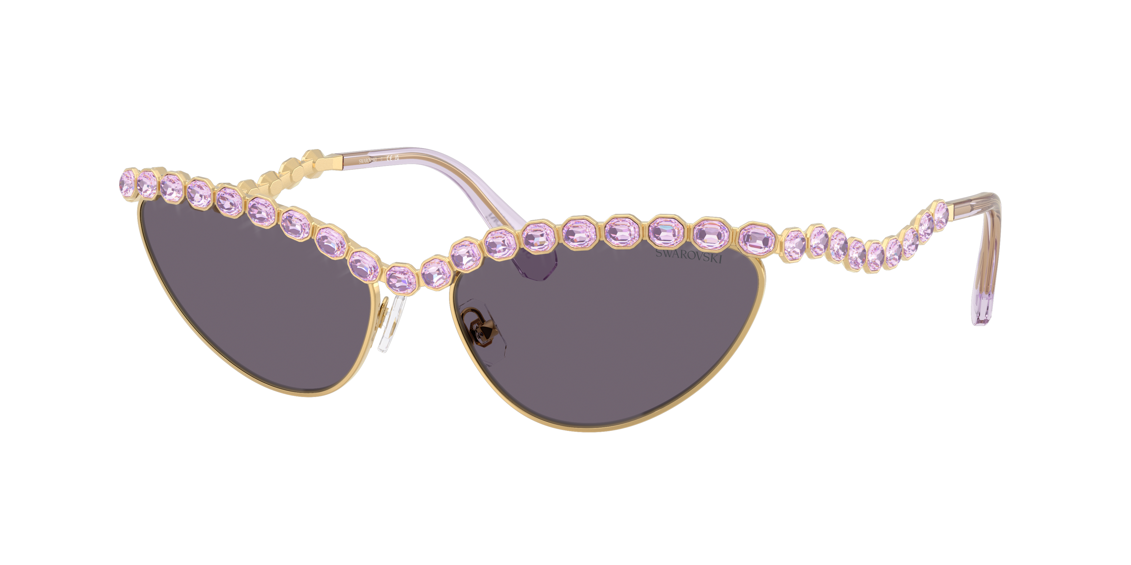 Swarovski SK7030 XL (59 - 17) with Violet lenses and Gold frame