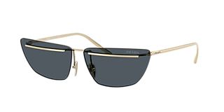 Prada PR C51S XL (58 - 15) with Brown lenses and Silver frame