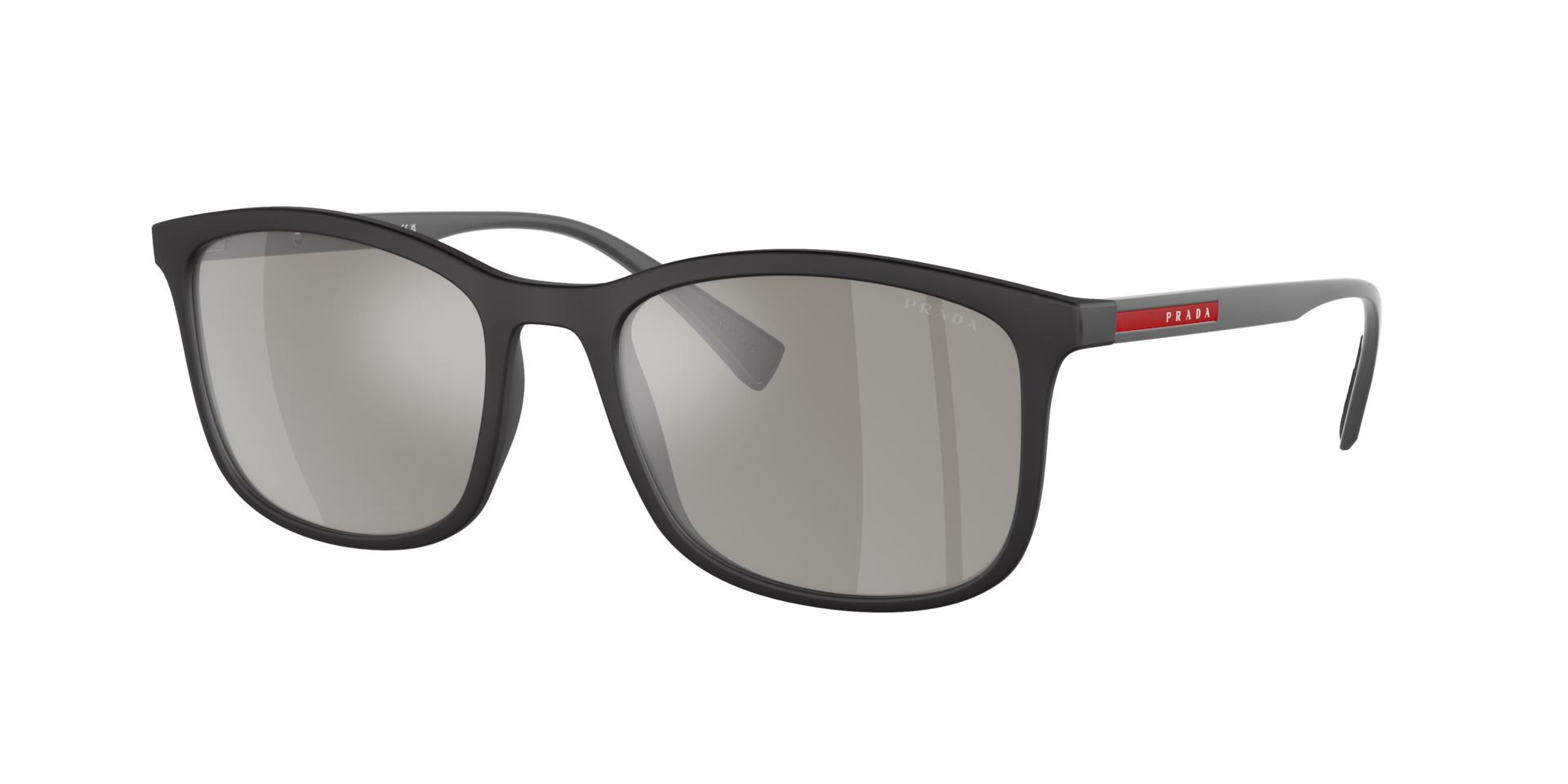 Prada Linea Rossa Lifestyle XL (56 - 19) with Silver lenses and