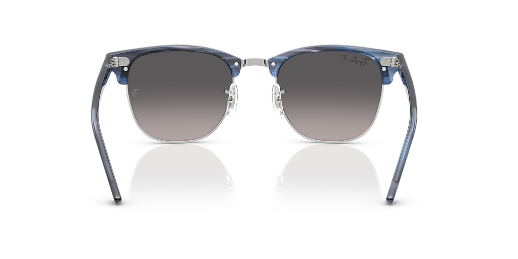 Ray-Ban Clubmaster L (51 - 21) with Grey lenses and Blue frame