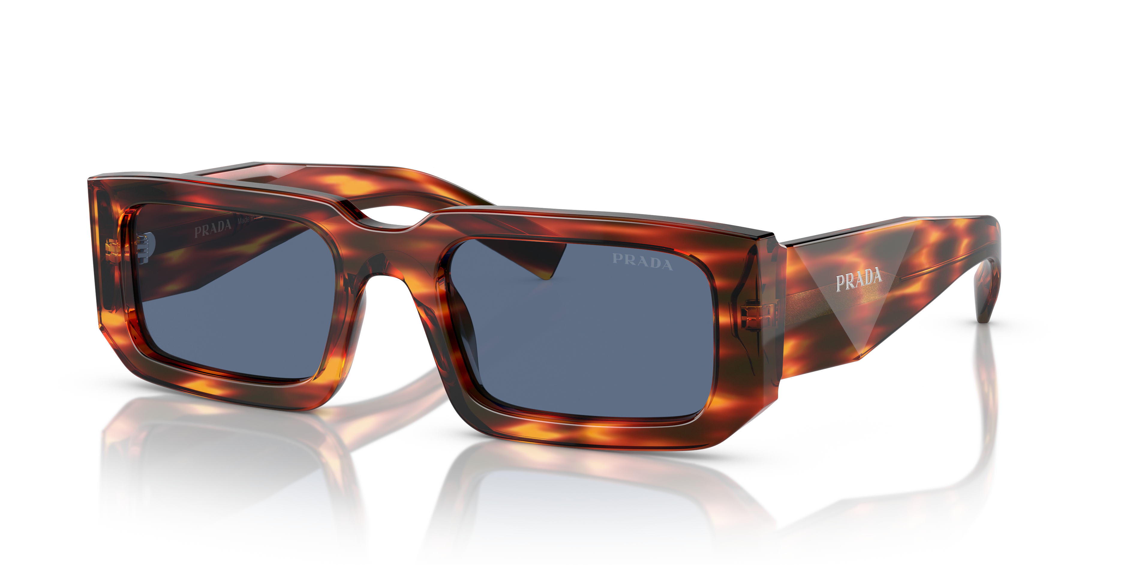 Prada PR 06YS M (53 - 21) with Blue lenses and Multicolor frame