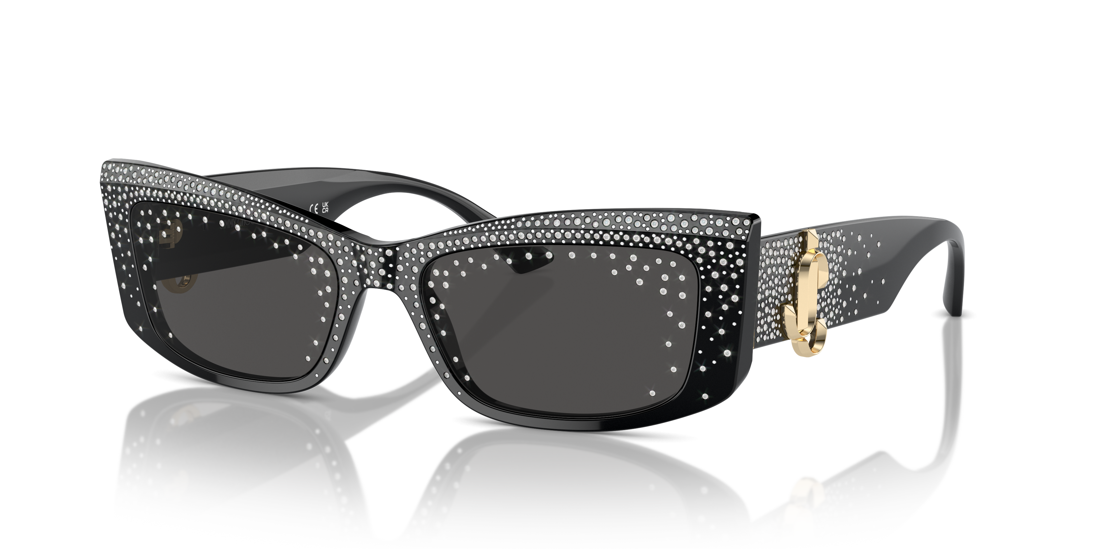 Jimmy Choo JC5020B S (55 - 17) with Grey lenses and Black frame