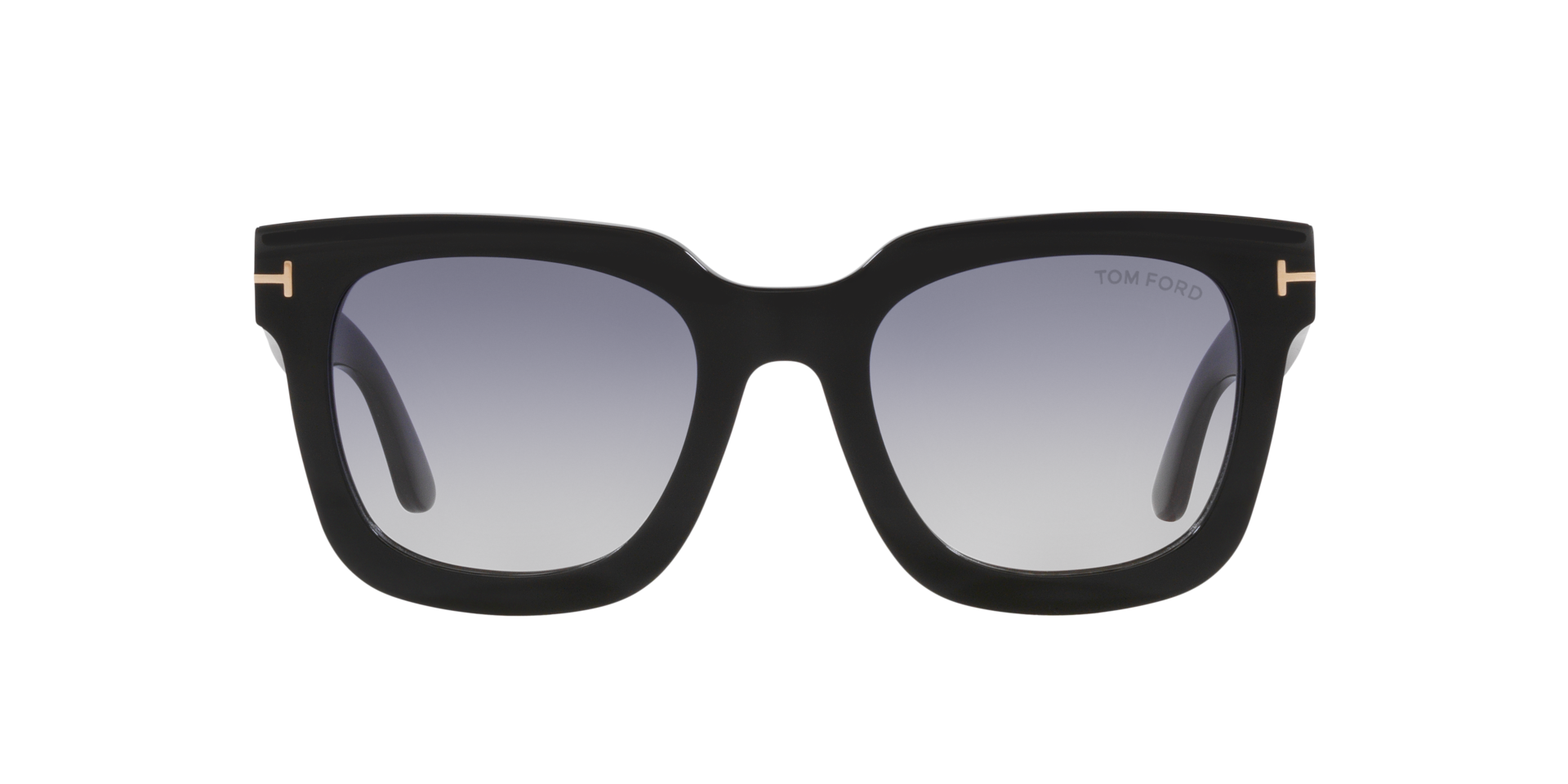 Tom Ford Leigh-02 XXL (52 - 22) with Grey lenses and Black frame