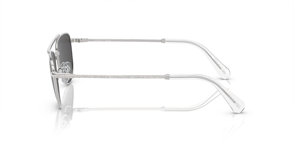 Swarovski SK7007 M (53 - 17) with Grey lenses and Silver frame