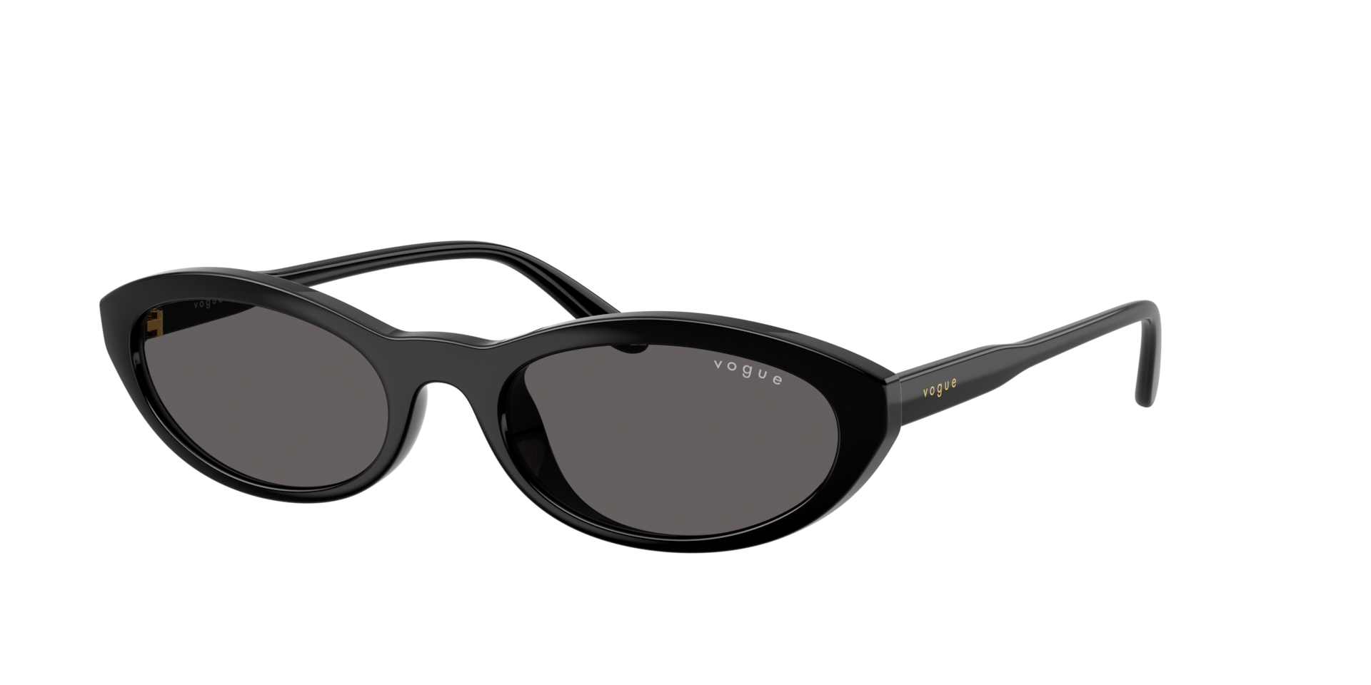 Vogue Eyewear Grey Woman Vo5697su W44/87 Sunglasses Nylon Black Round Normal - Image 2