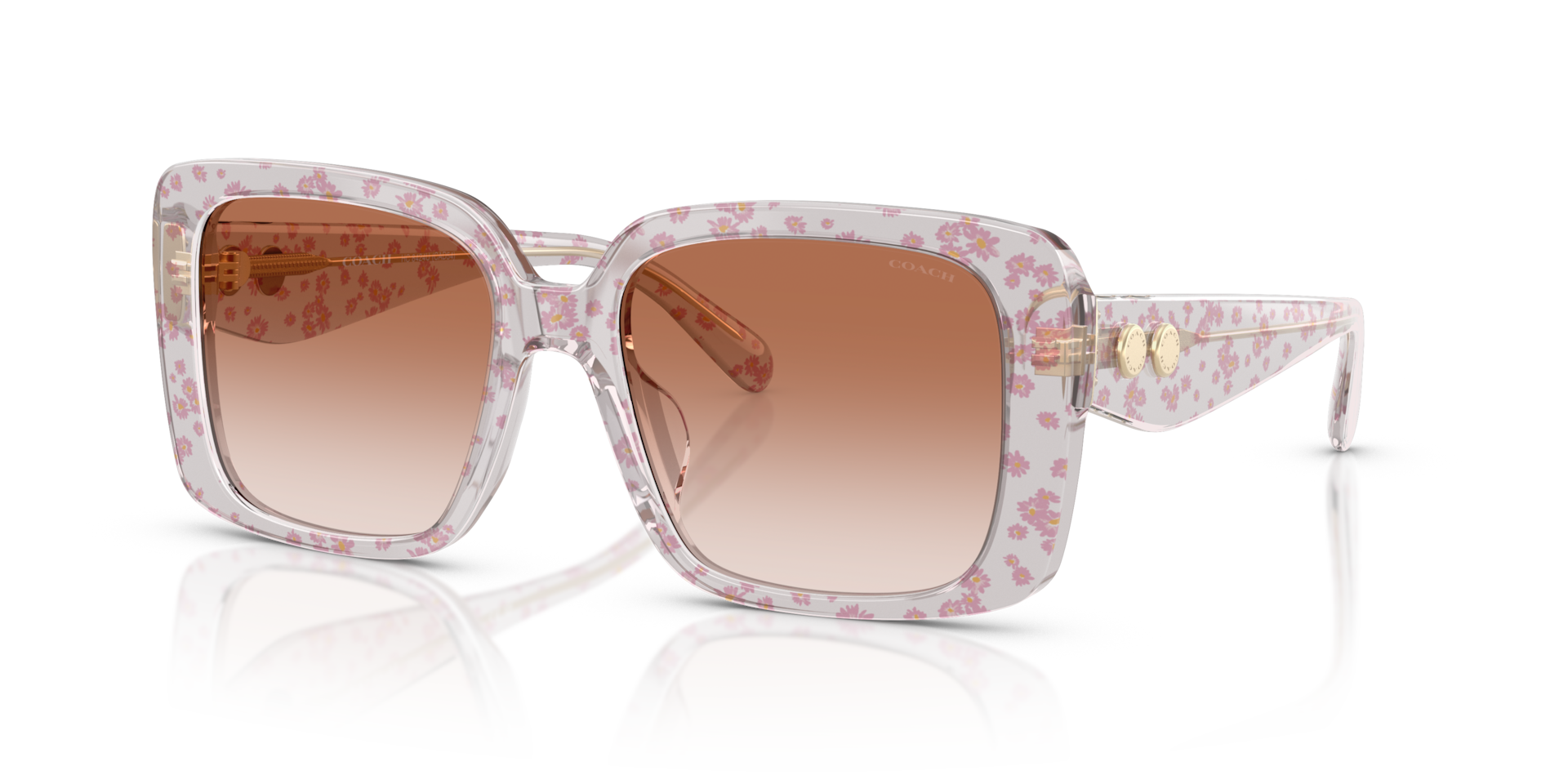 Coach CAD54 M (54 - 18) with Pink lenses and Pink frame | Sunglass