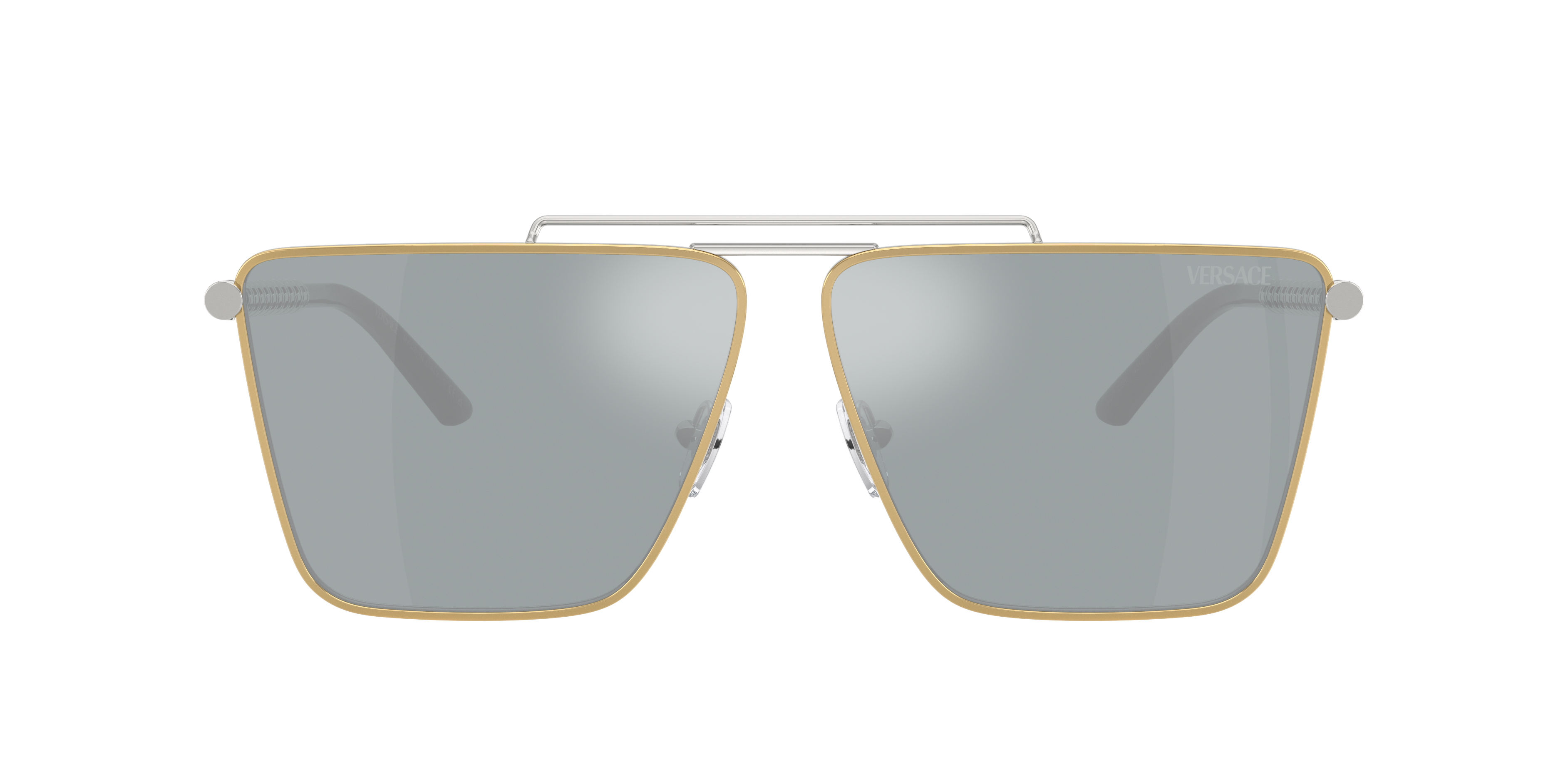 Versace VE2266 M (64 - 11) with Blue lenses and Gold frame
