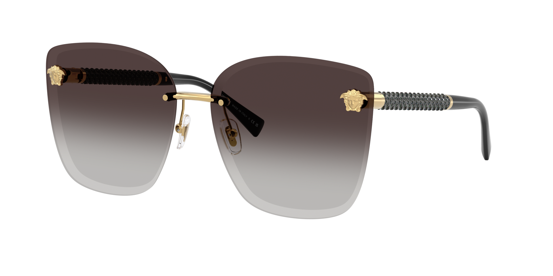 Versace Woman Sunglass VE2292B -  Frame color: Gold, Lens color: Grey Gradient