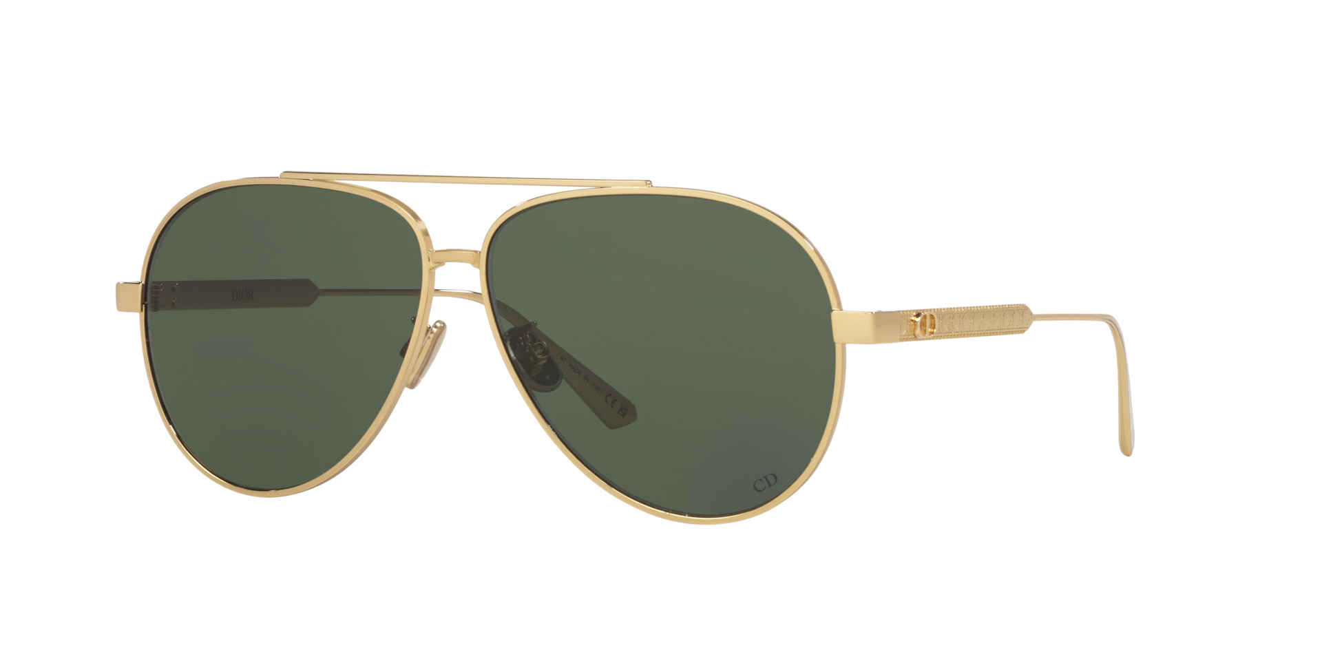 DIOR Woman Sunglass Cd40165U -  Frame color: Gold, Lens color: Green