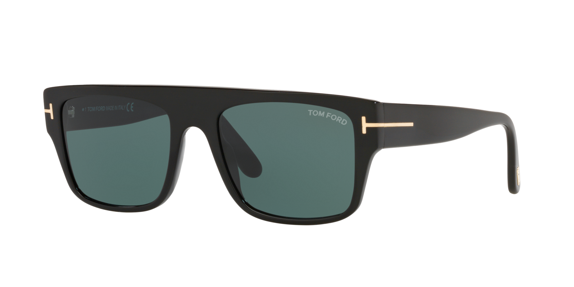 Tom Ford FT0907 XXL (55 - 19) with Blue lenses and Black frame
