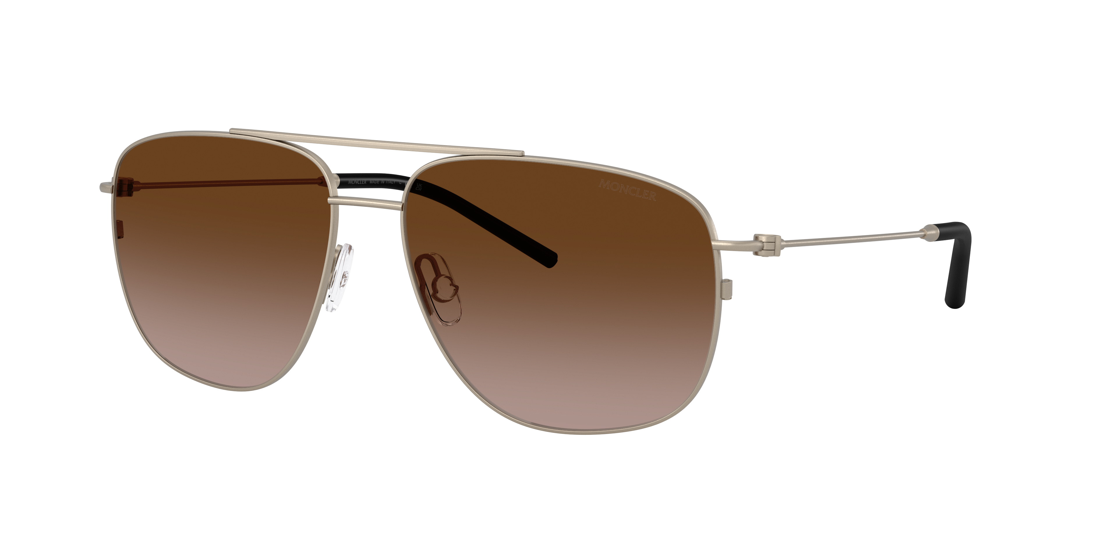 Moncler ME4004 Alumni XXL (60 - 15) with Brown lenses and Copper