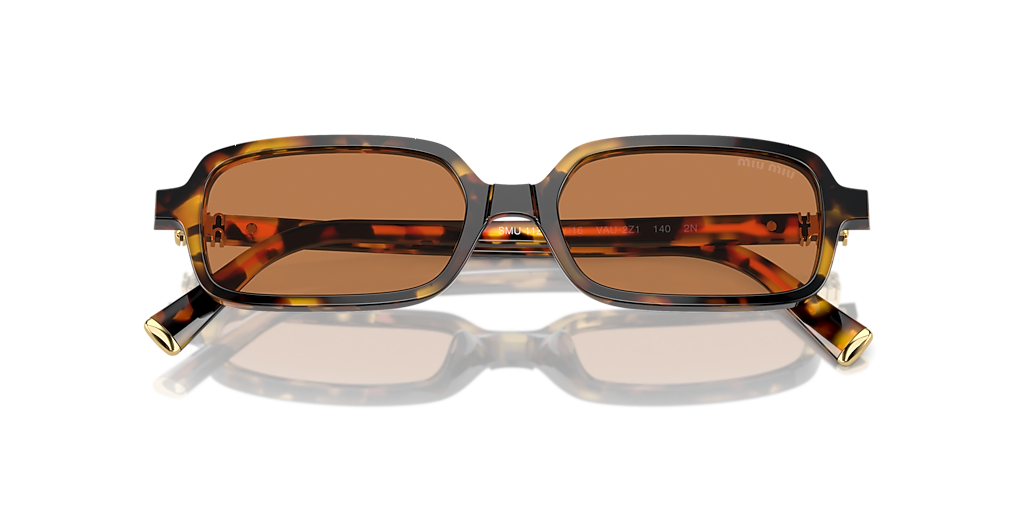 Miu Miu MU 11ZS S (51 - 16) with Brown lenses and Tortoise frame