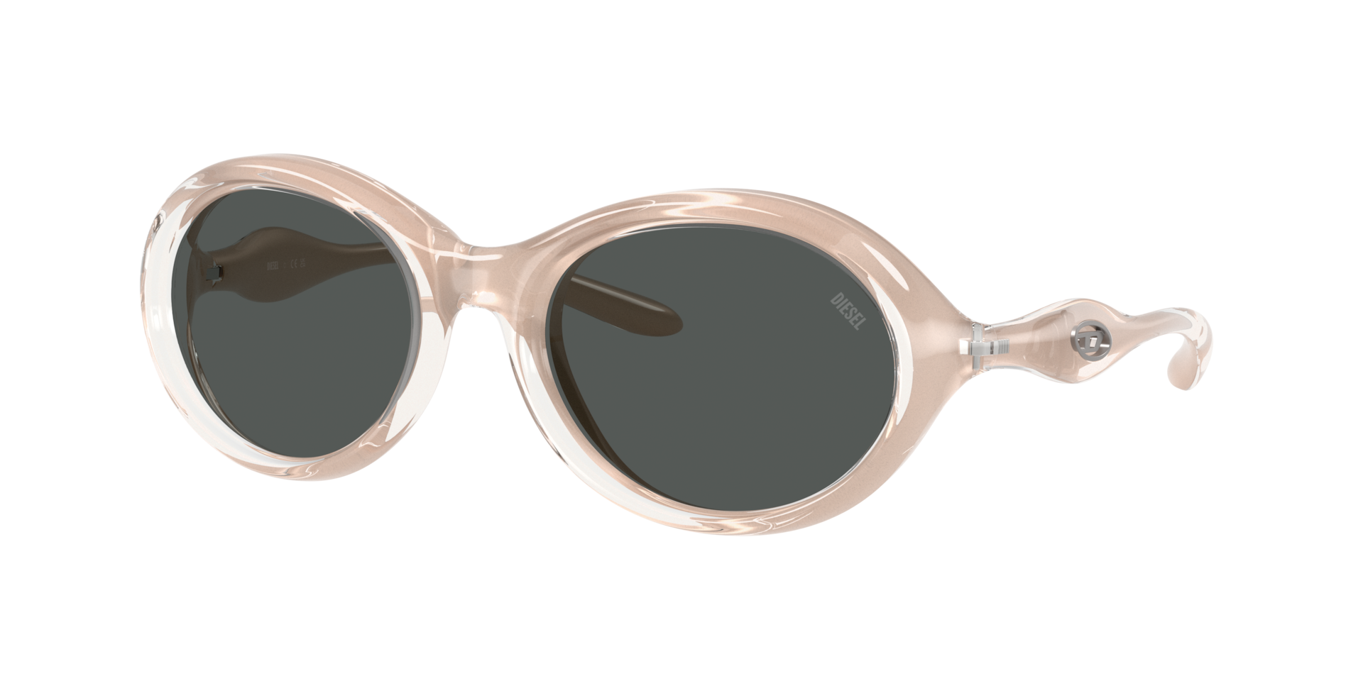 Diesel Unisex Sunglass DL3009U - Couleur du Monture CristalVert Couleur de Lentille Gris fonc 170 €