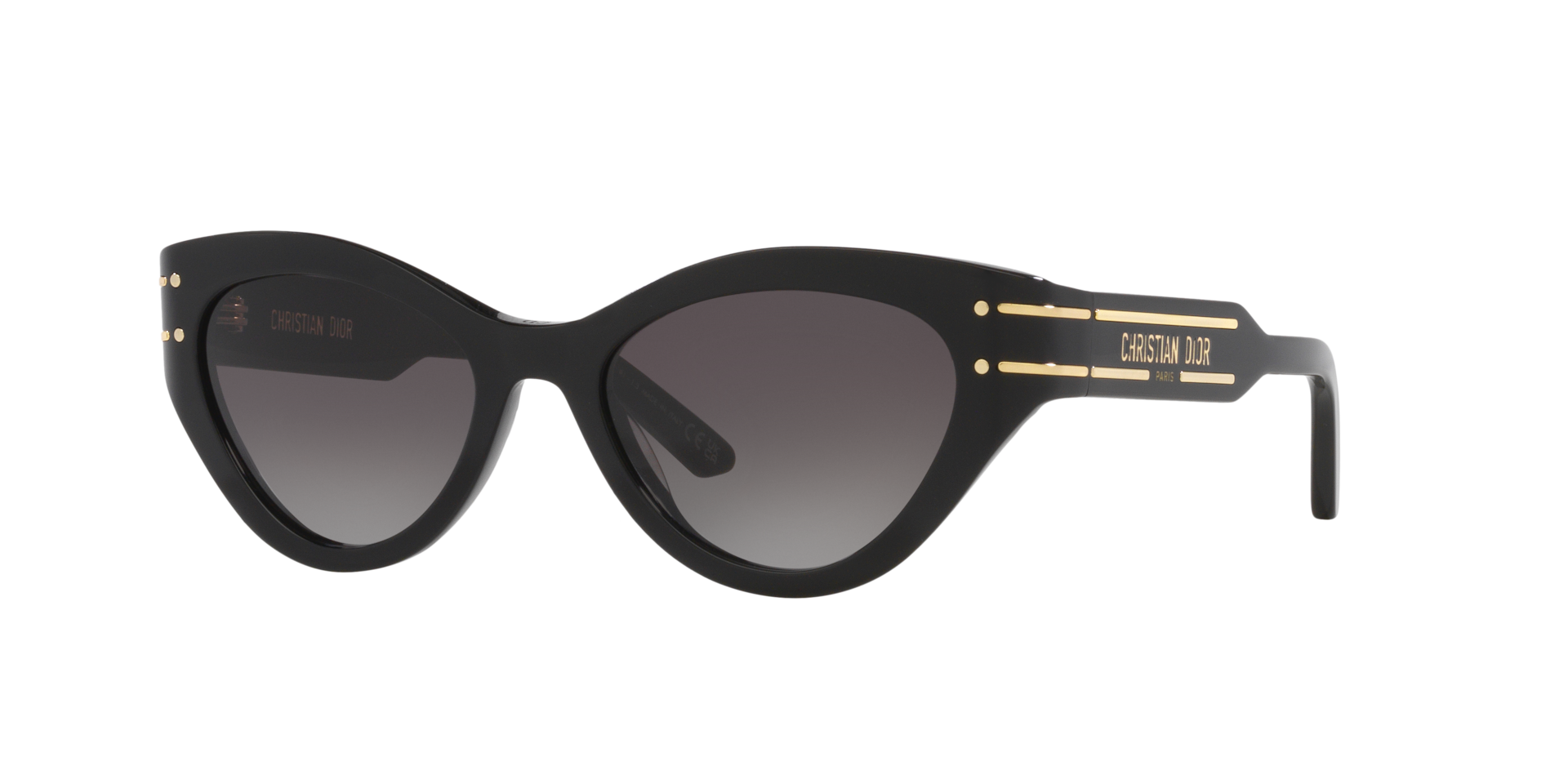 DIOR Woman Sunglass DiorSignature B7I -  Frame color: Gold, Lens color: Grey