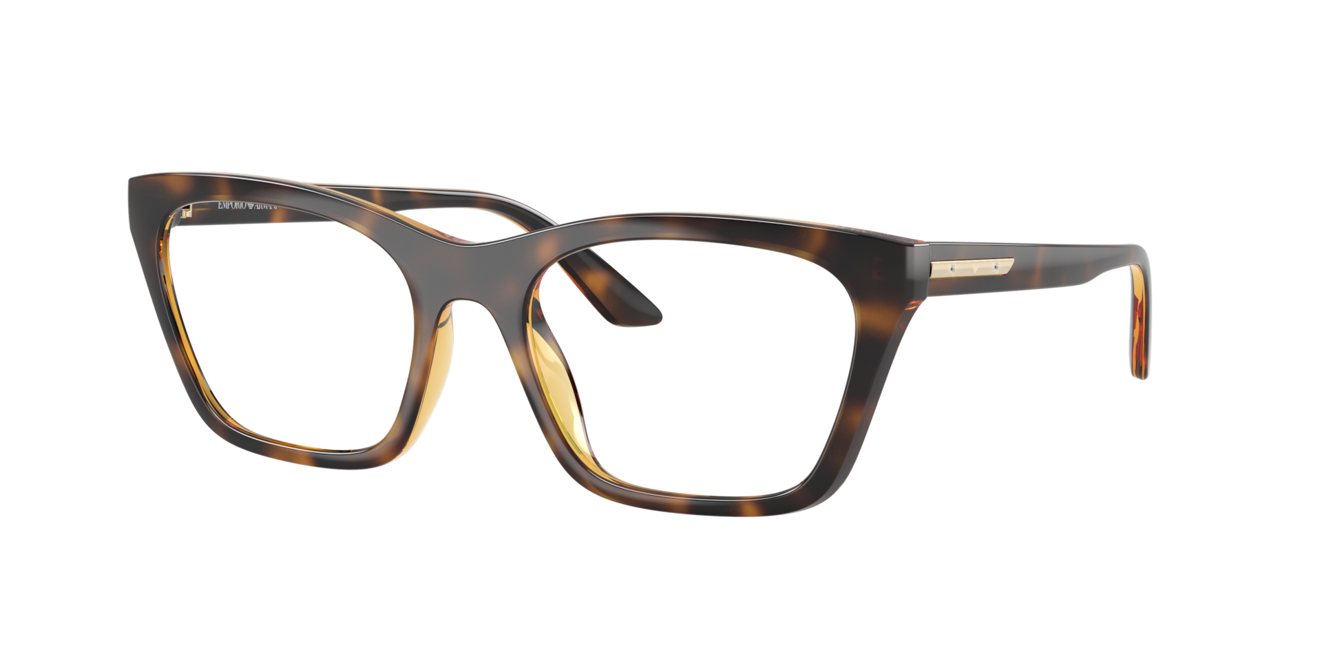 Emporio Armani Woman Sunglass EA4274BU -  Frame color: Shiny Havana, Lens color: Clear