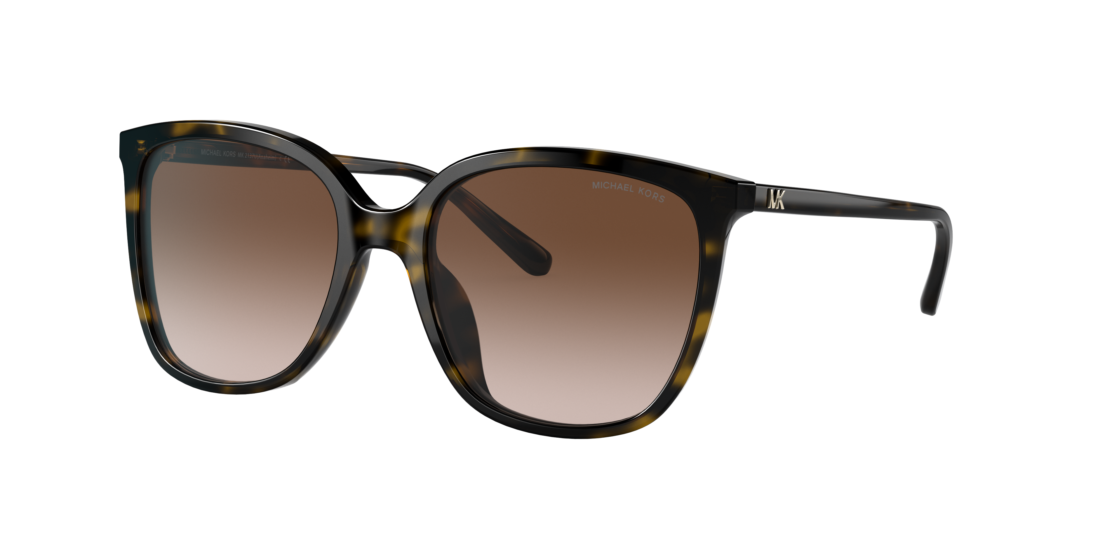 Michael Kors Woman Sunglass Anaheim -  Frame color: Dark Tortoise, Lens color: Brown Gradient