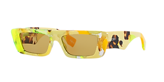 Gucci GG1487S-001 XXL (68 - 21) with Grey lenses and Gold frame
