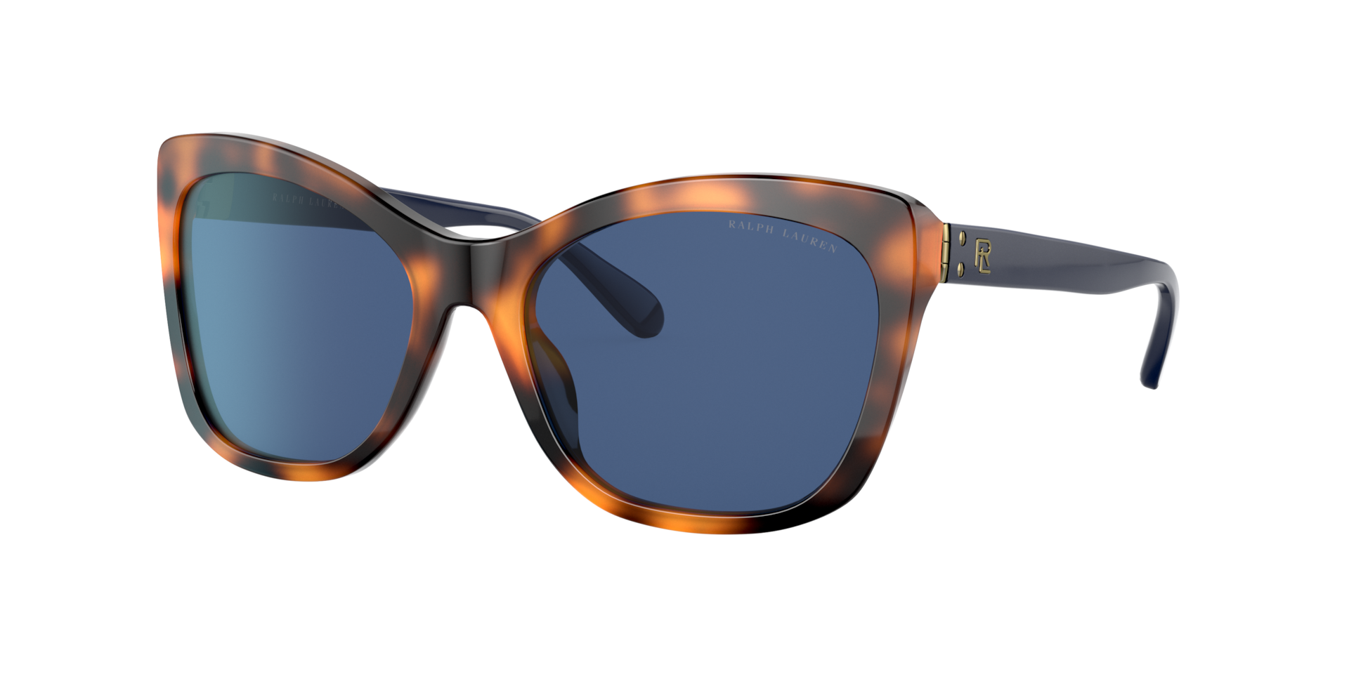 Ralph Lauren Woman Sunglass RL8192 -  Frame color: Shiny Light Havana, Lens color: Dark Blue