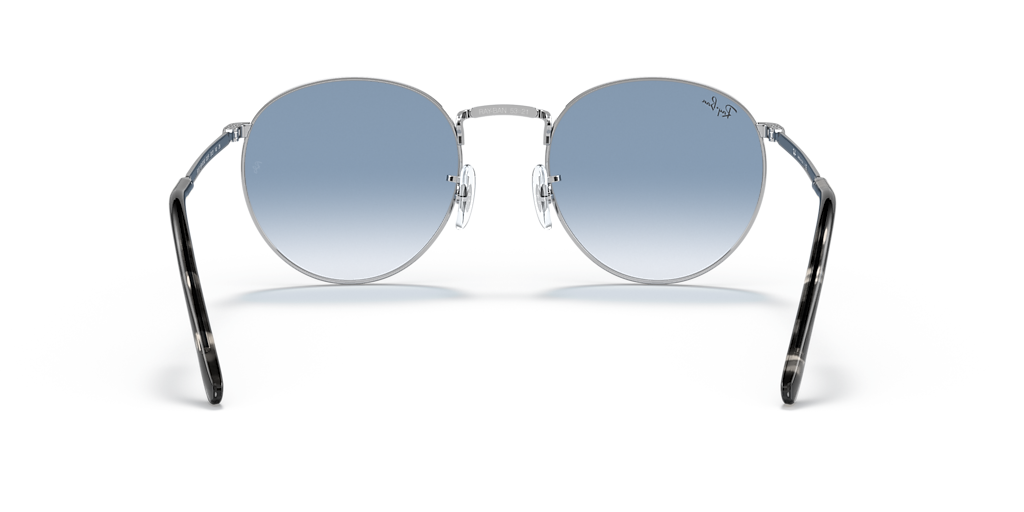 Ray-Ban New Round XS (50 - 21) with Blue lenses and Silver frame
