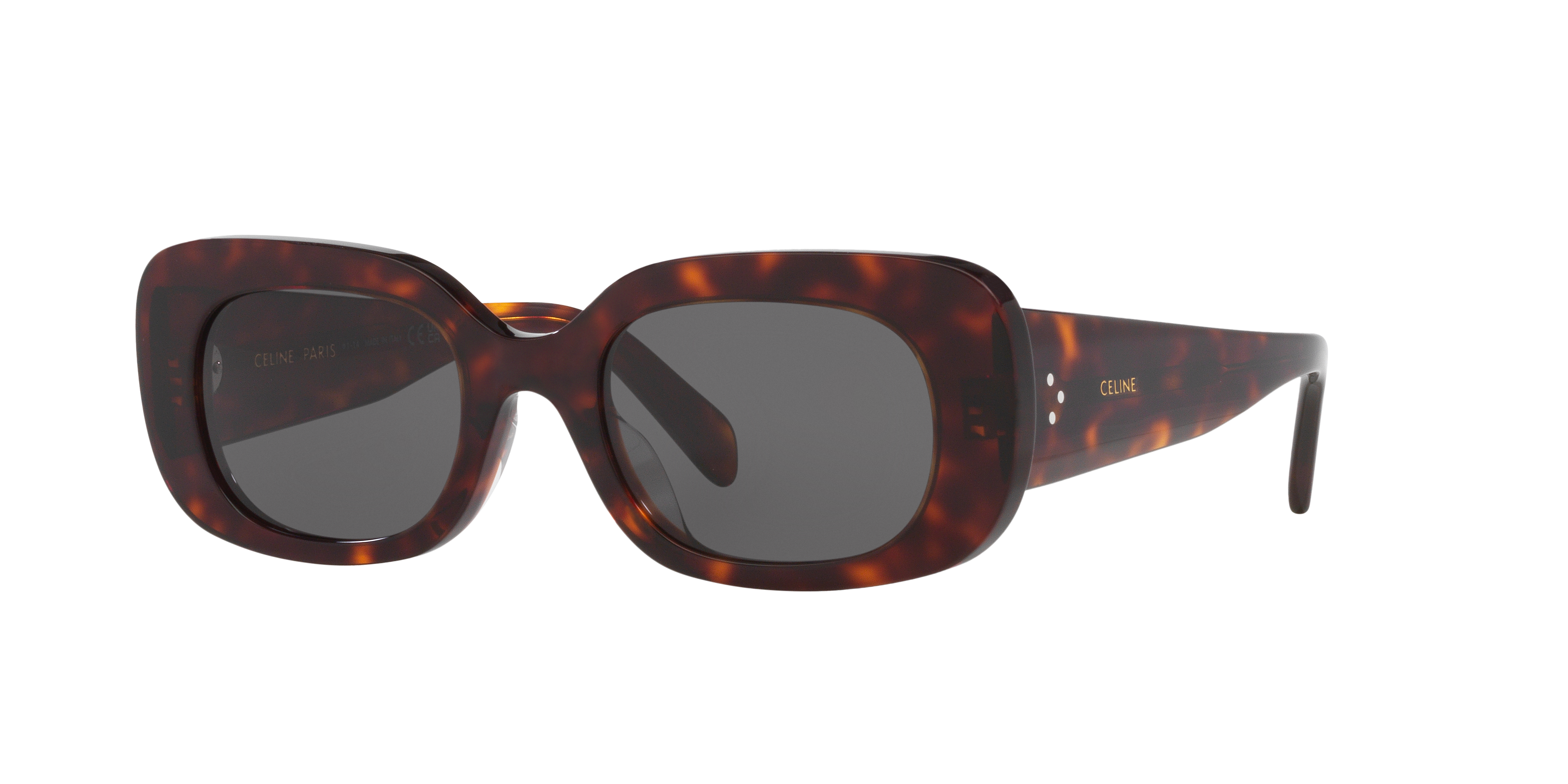 Celine Woman Sunglass Bold 3 Dots CL40287U -  Frame color: Tortoise, Lens color: Grey