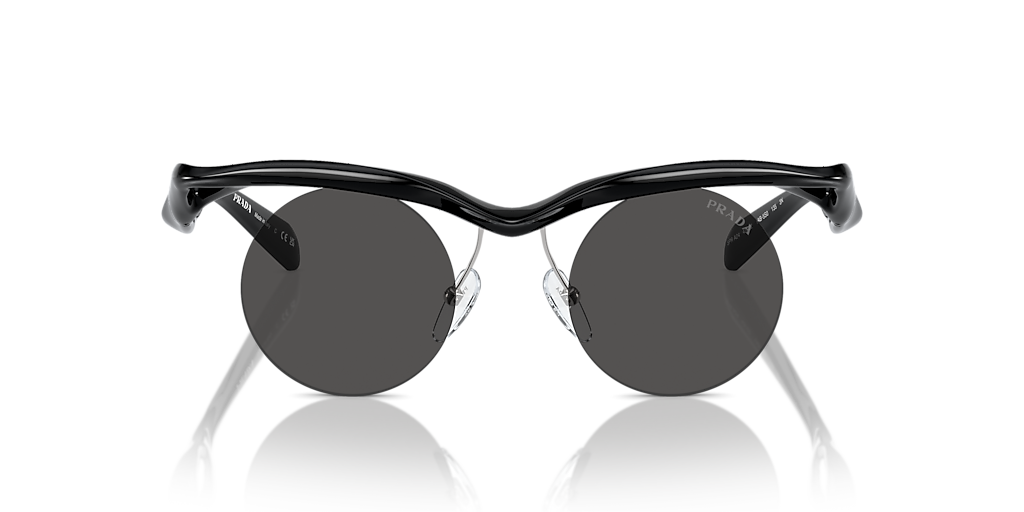 Prada PR A24S L (43 - 22) with Grey lenses and Black frame
