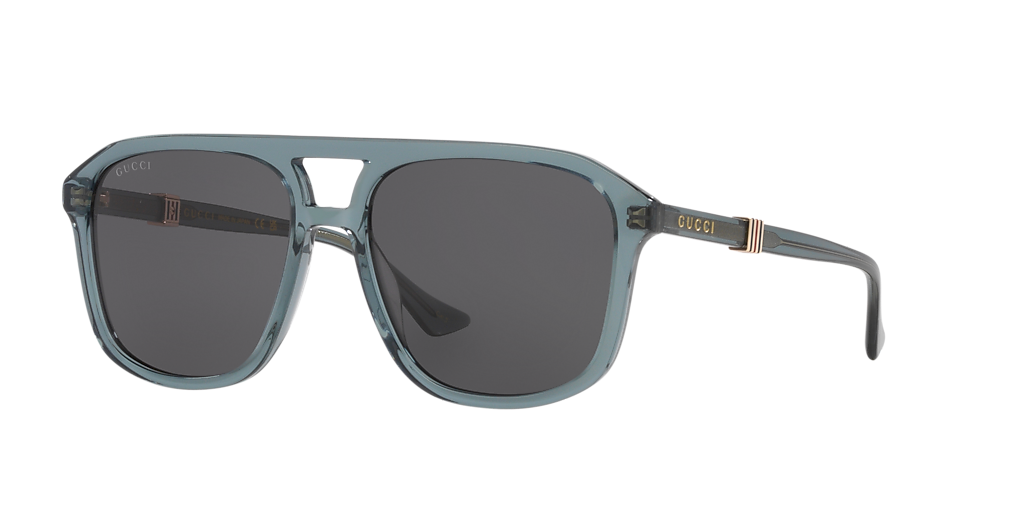 Gucci GG1494S M (57 - 17) with Grey lenses and Green frame