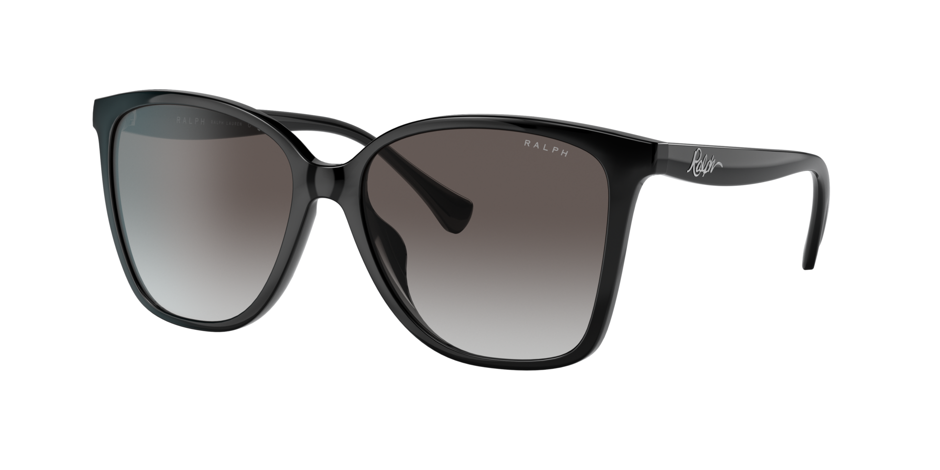Ralph Femme Sunglass RA5281U - Couleur du Monture Noir brillant Couleur de Lentille Dgrad Gris 98 €