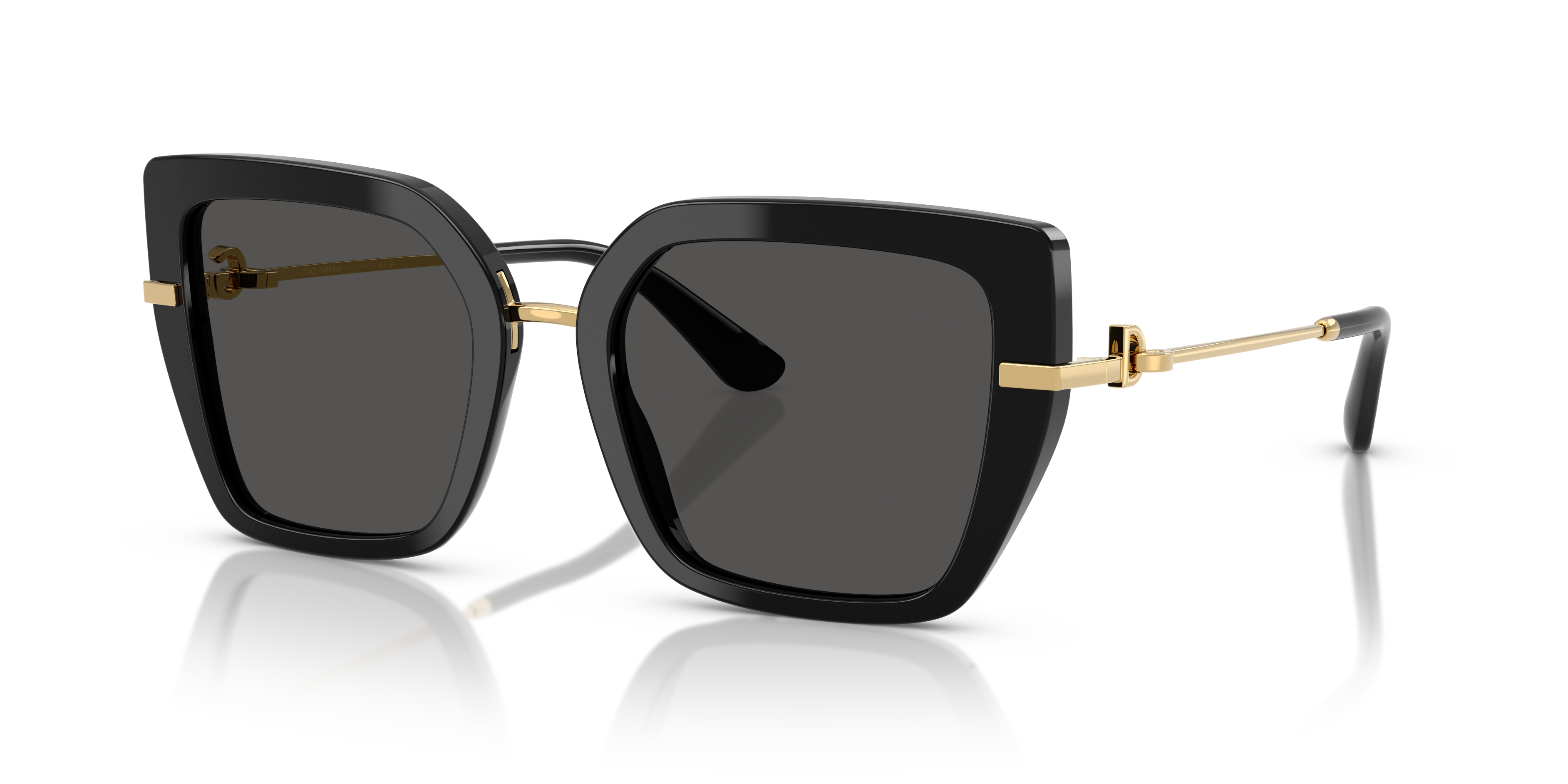Dolce&Gabbana DG4474 XL (53 - 20) with Grey lenses and Black frame