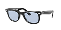 Ray-Ban Original Wayfarer Classic L (52 - 22) with Blue lenses and