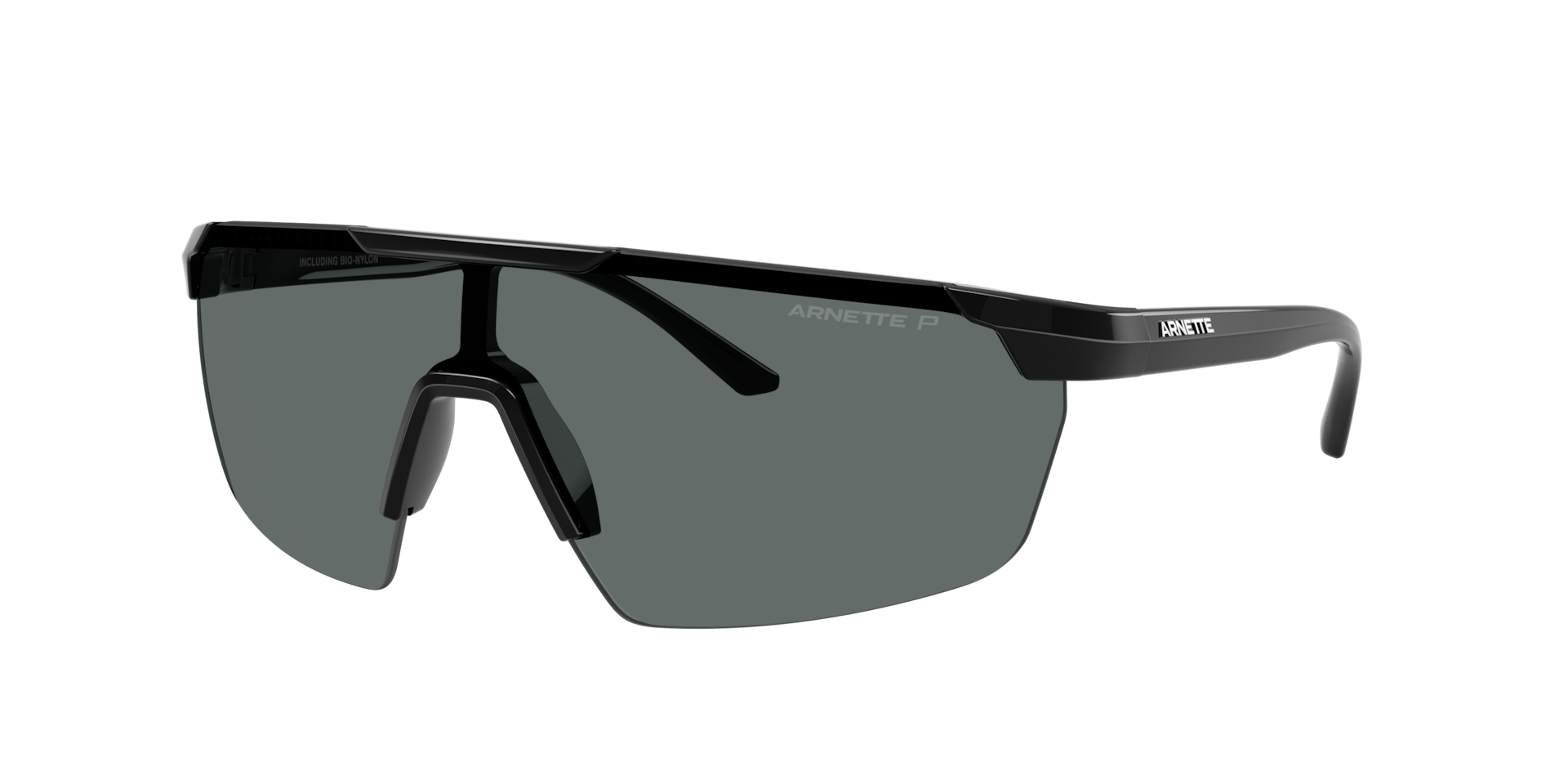 Arnette Mann Sunglass AN4369 - Rahmenfarbe: Schwarz, Linsenfarbe: Dunkelgrau Polarized