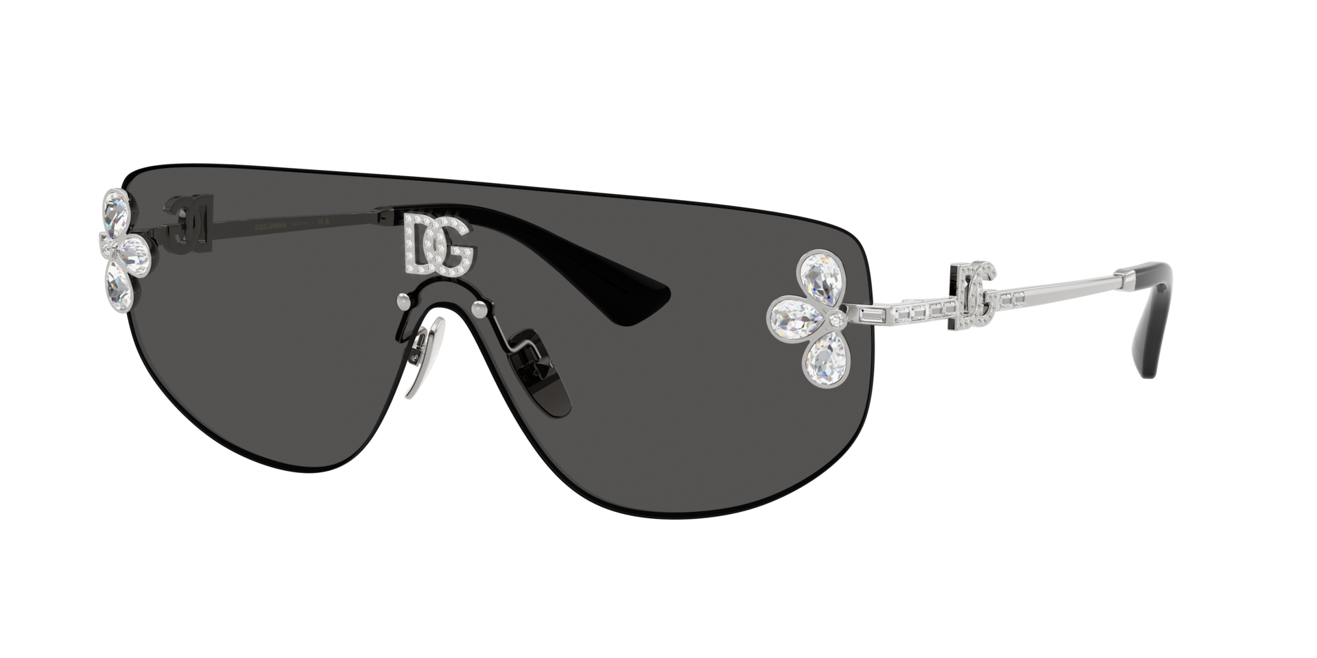 Dolce&Gabbana DG2333B (0 - 138) with Grey lenses and Silver frame