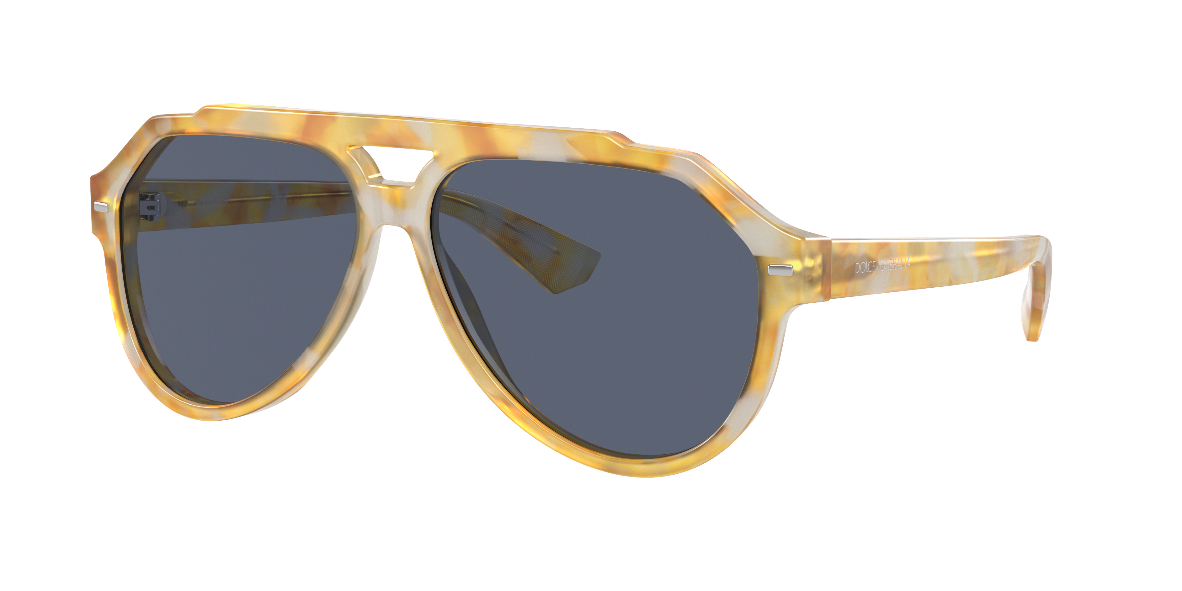 Dolce&Gabbana Man Sunglass DG4452 -  Frame color: Yellow Tortoise, Lens color: Blue