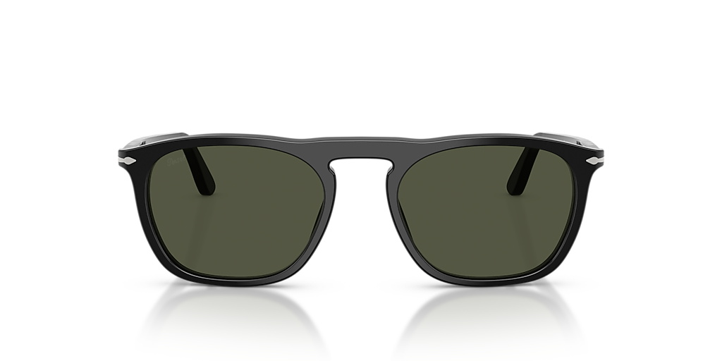 Persol PO3391S - Gae L (55 - 19) with Green lenses and Black frame