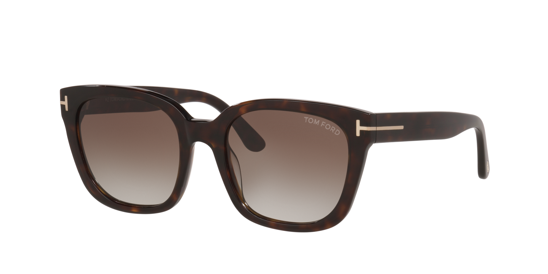 Tom Ford Haylay XL (53 - 19) with Grey lenses and Tortoise frame