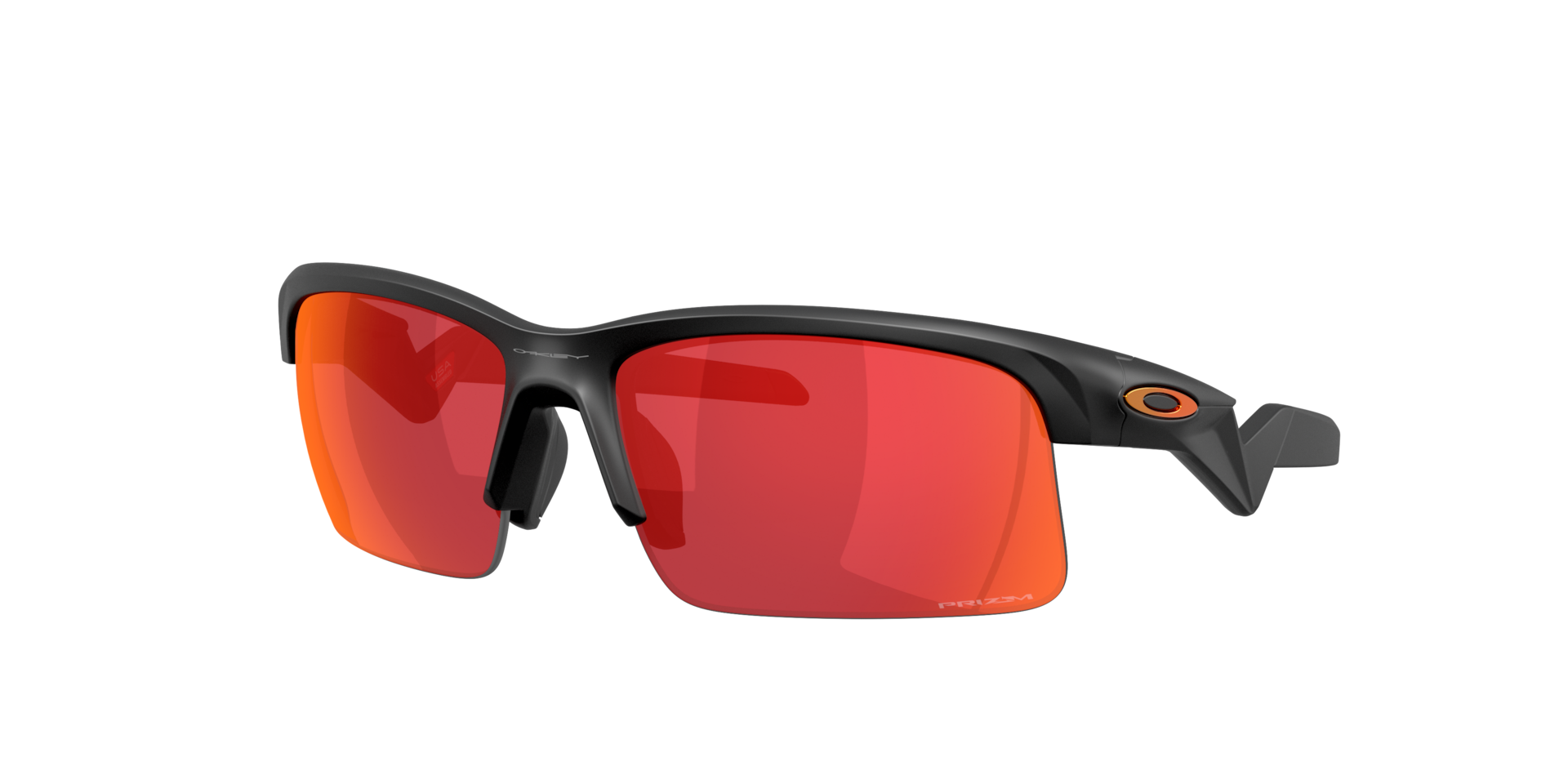 Oakley Unisex Sunglass Capacitor (Youth Fit) - Color del Marco: Negro Mate, Color de la Lente: Prizm Field