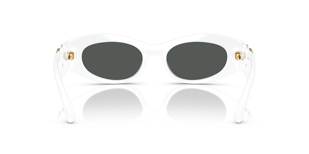 Versace VE4480U L (51 - 18) with Grey lenses and White frame  display picture 1