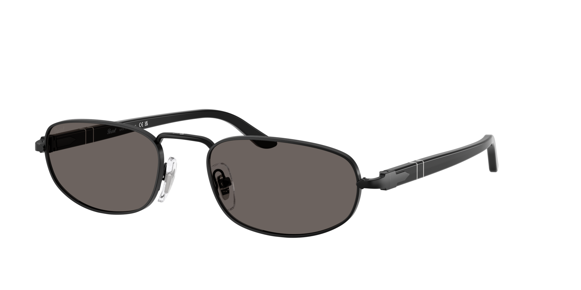Persol Unisex Sunglass PO1028S -  Frame color: Demigloss Black, Lens color: Dark Grey