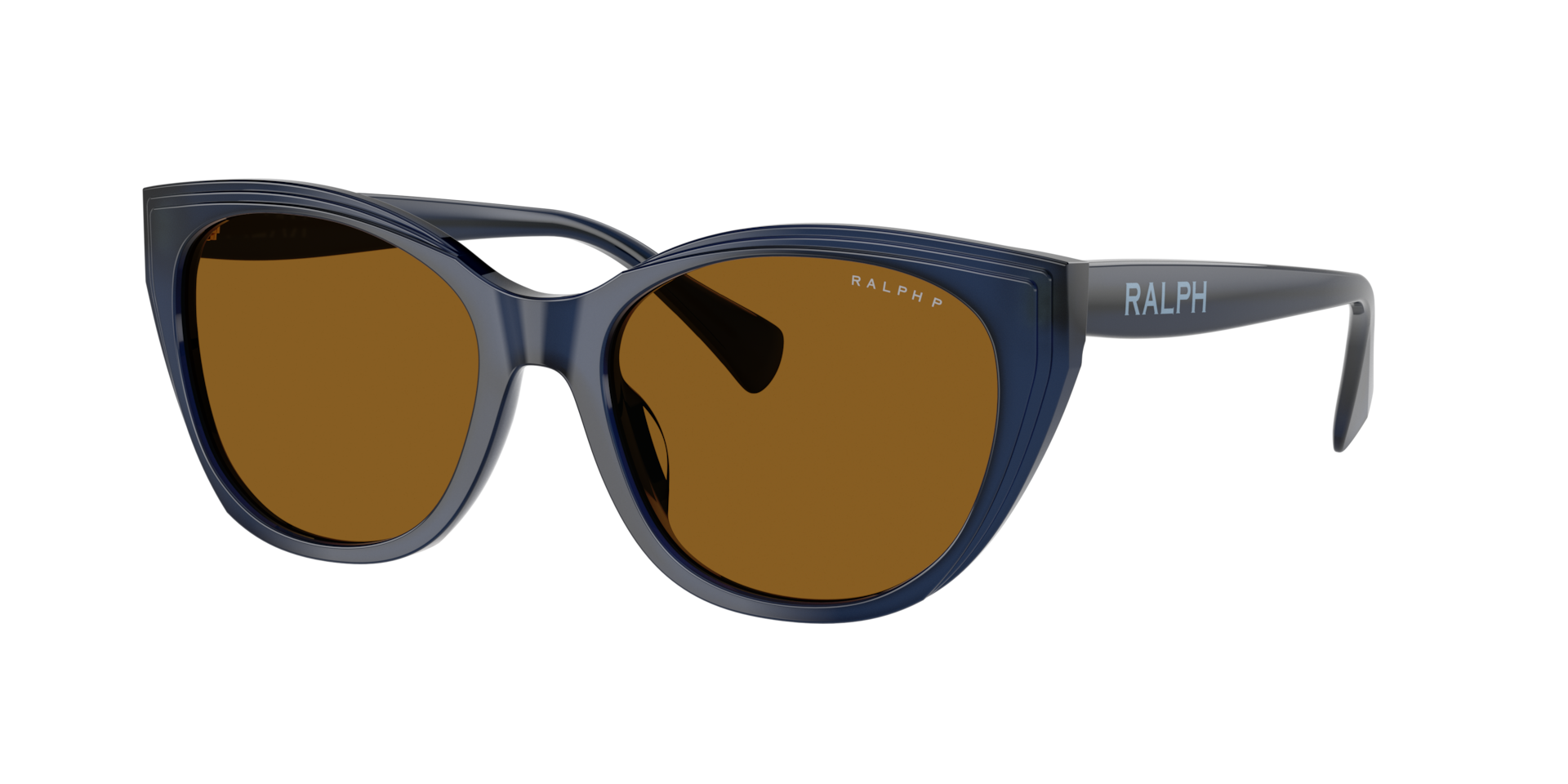 Ralph Femme Sunglass RA5324U - Couleur du Monture Bleu transparent brillant Couleur de Lentille Marron Polaris 59 €